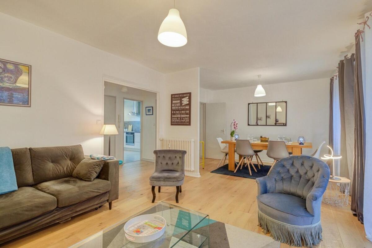 Le Fougeres - 2 Chambres, Garage Prive 렌 외부 사진